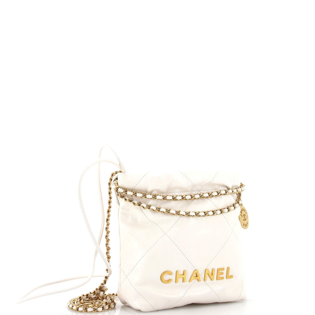 22 Chain Hobo Quilted Calfskin Mini