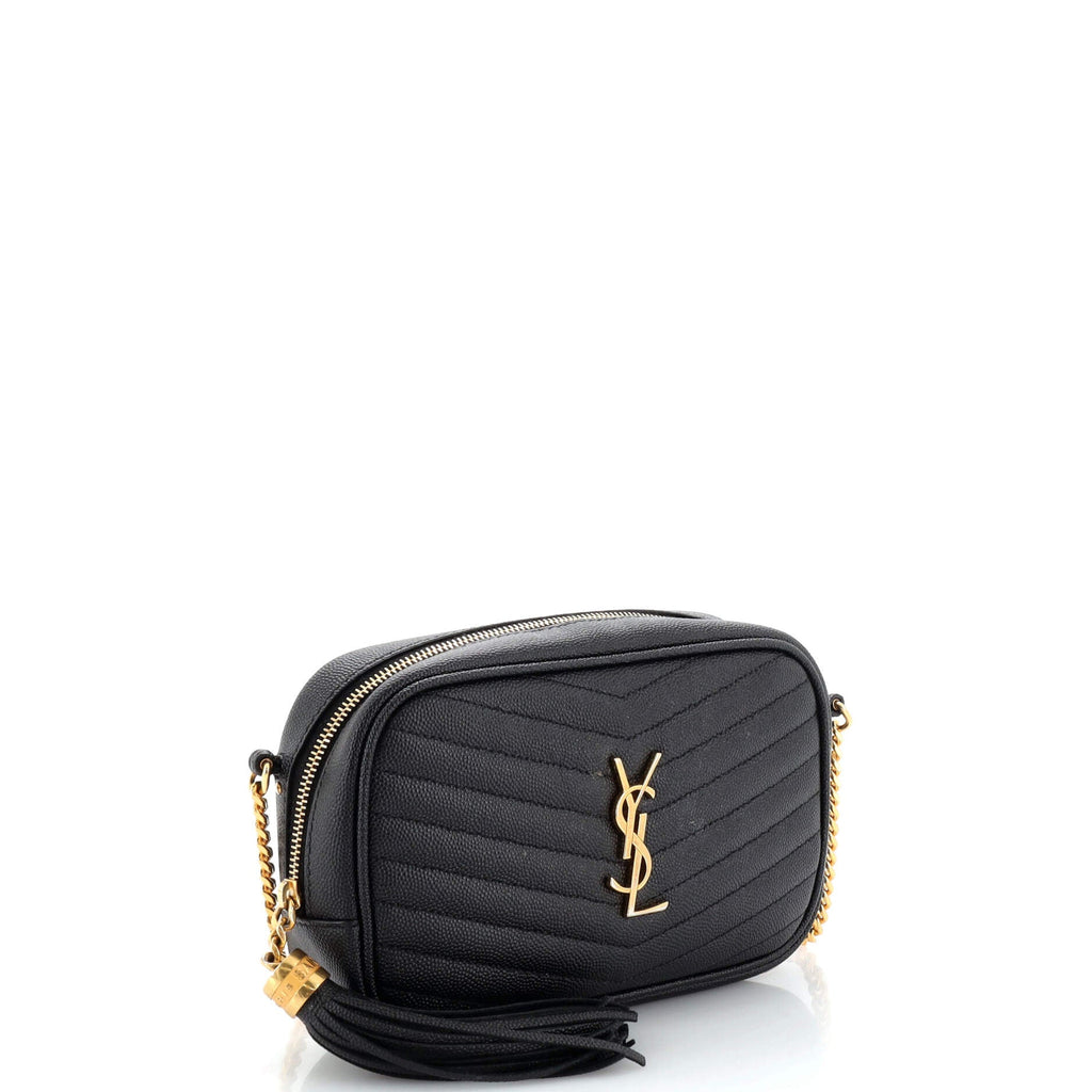 Lou Camera Bag Matelasse Chevron Leather Mini