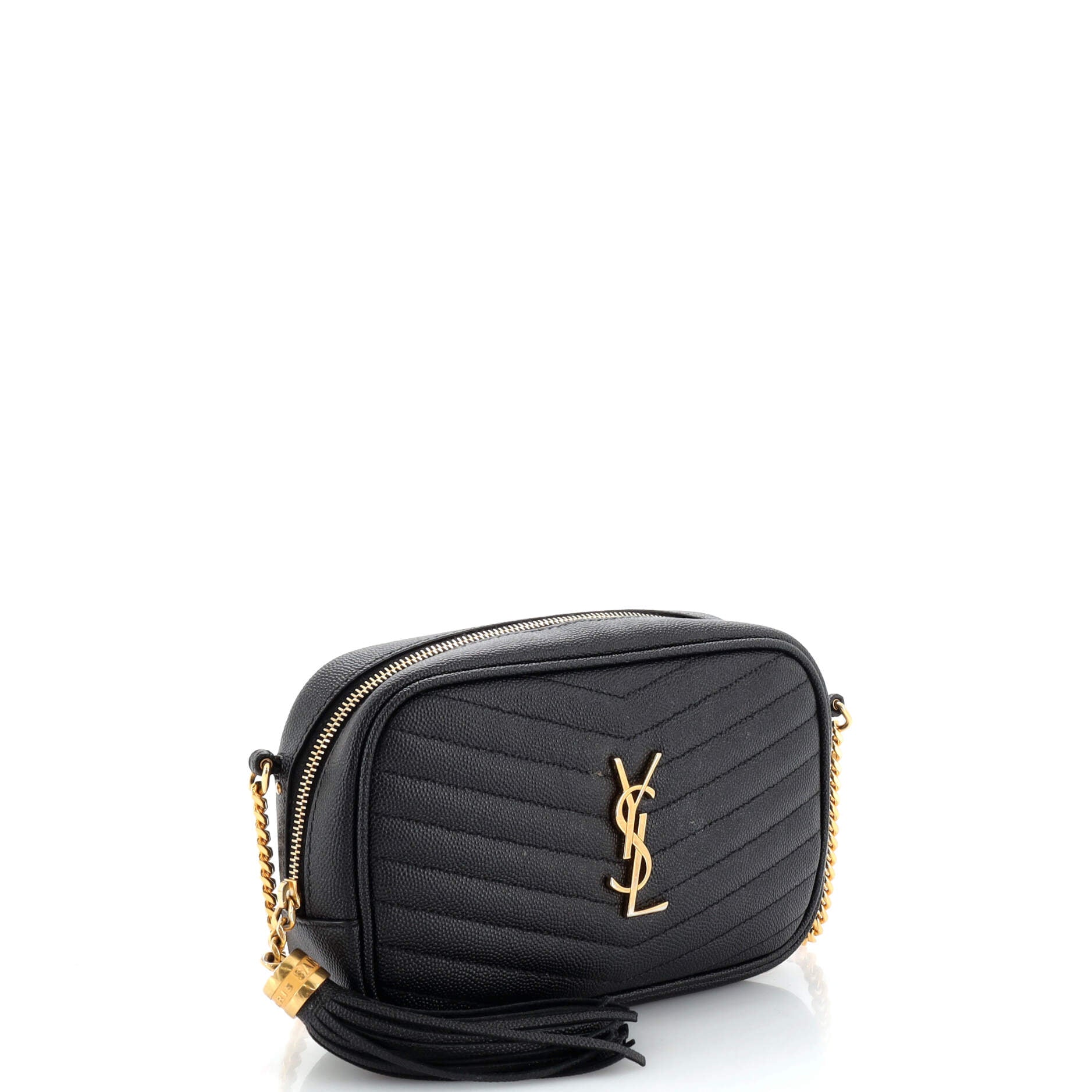 Lou Camera Bag Matelasse Chevron Leather Mini
