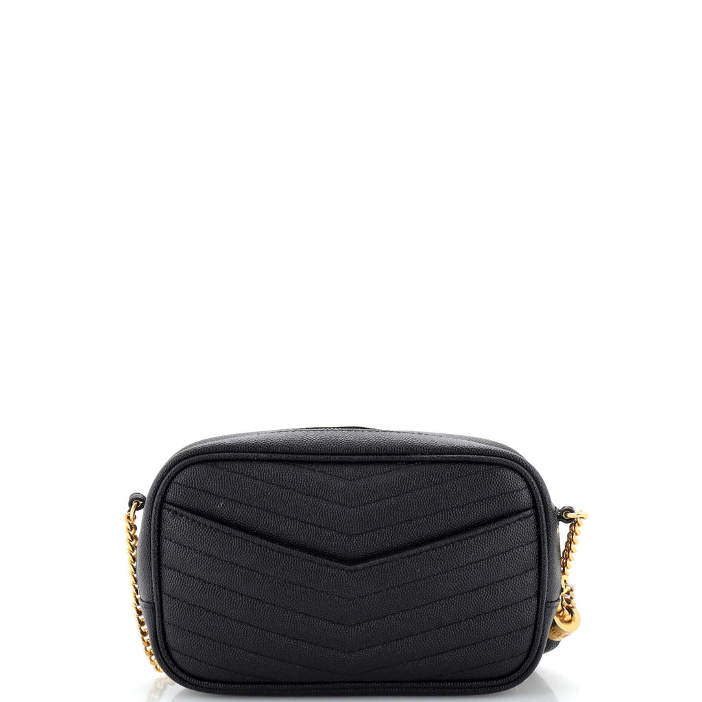 Lou Camera Bag Matelasse Chevron Leather Mini