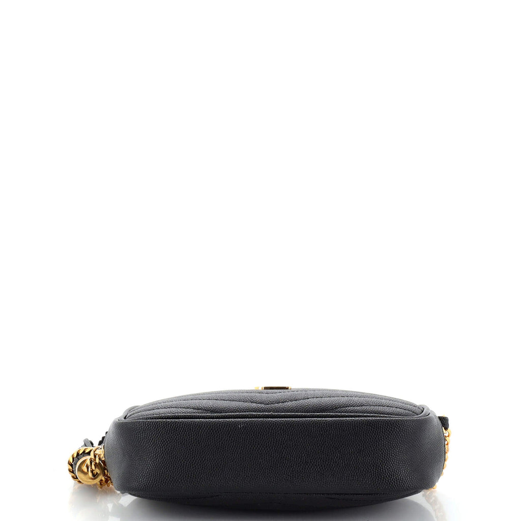 Lou Camera Bag Matelasse Chevron Leather Mini