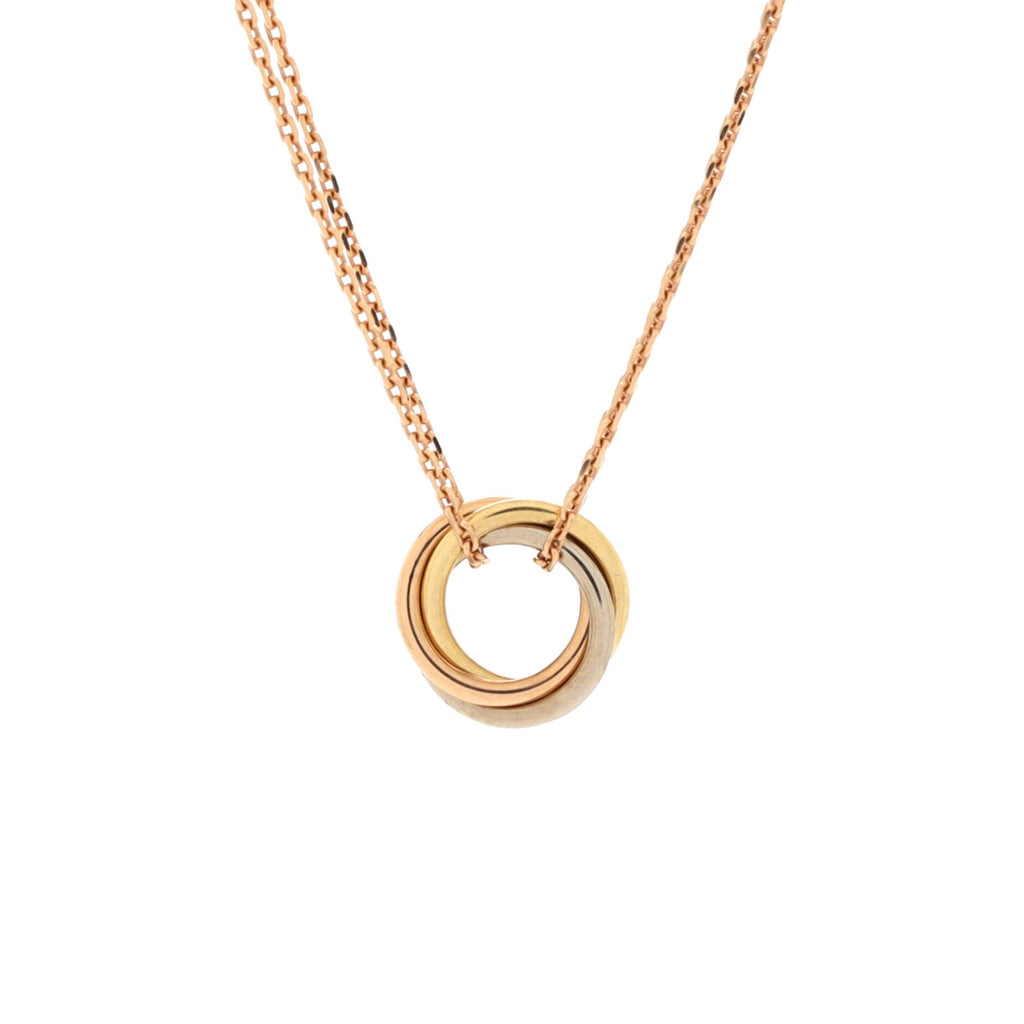 Trinity Choker Necklace 18K Tricolor Gold