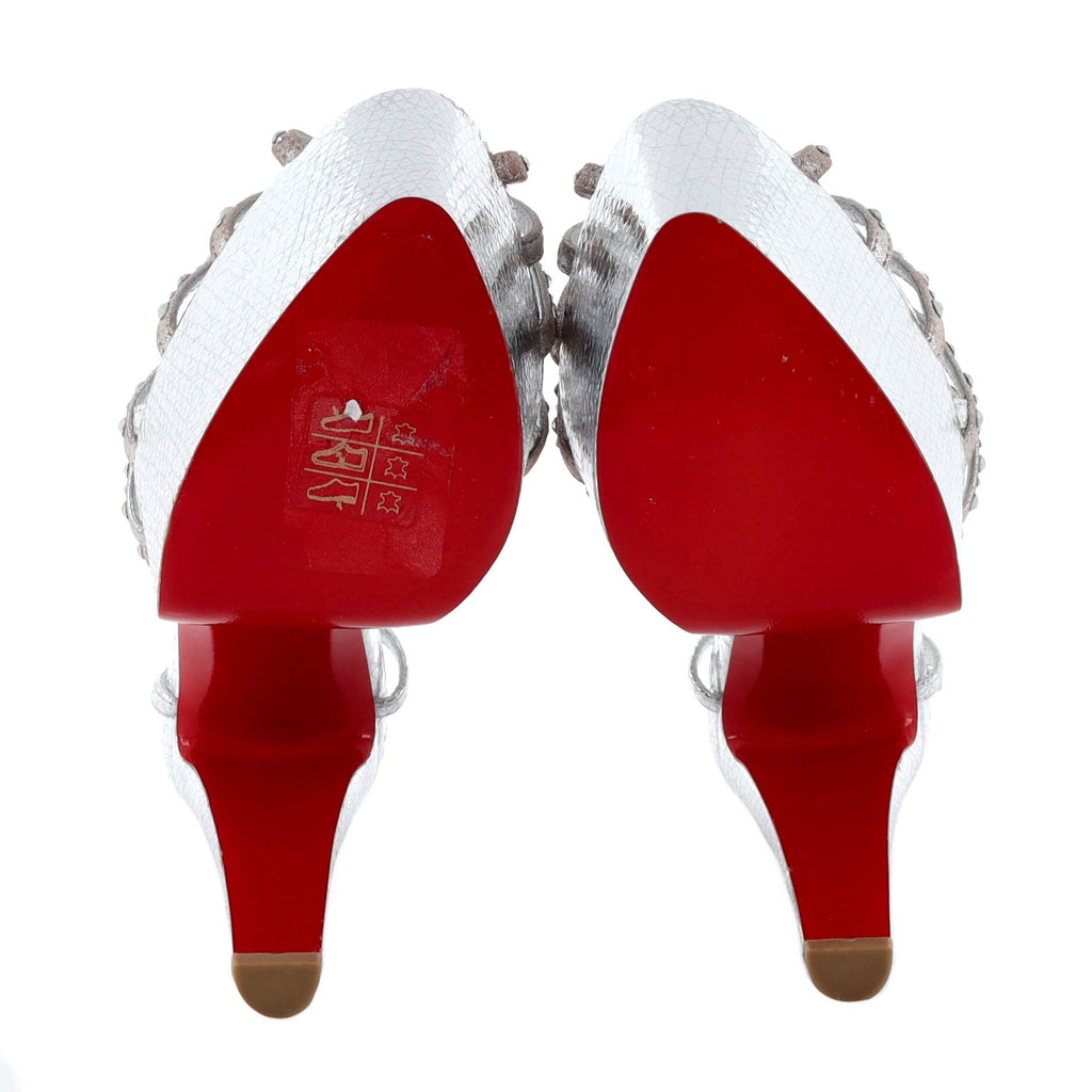 Women's Vegastrassima Platform Sandals Leather with Crystals 160