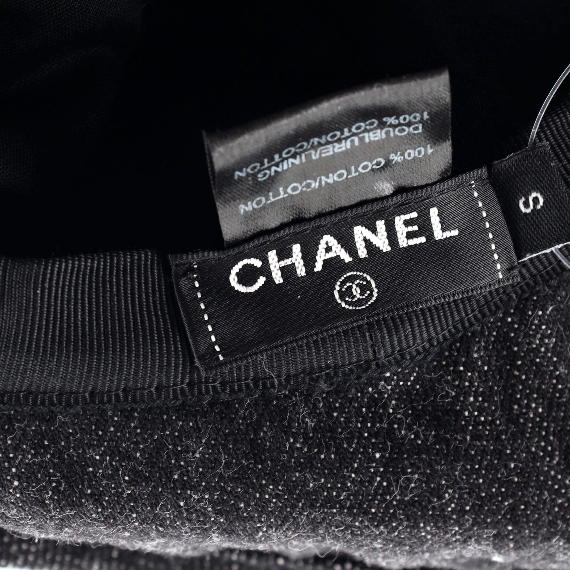 Logo Letters Bucket Hat Embroidered Denim