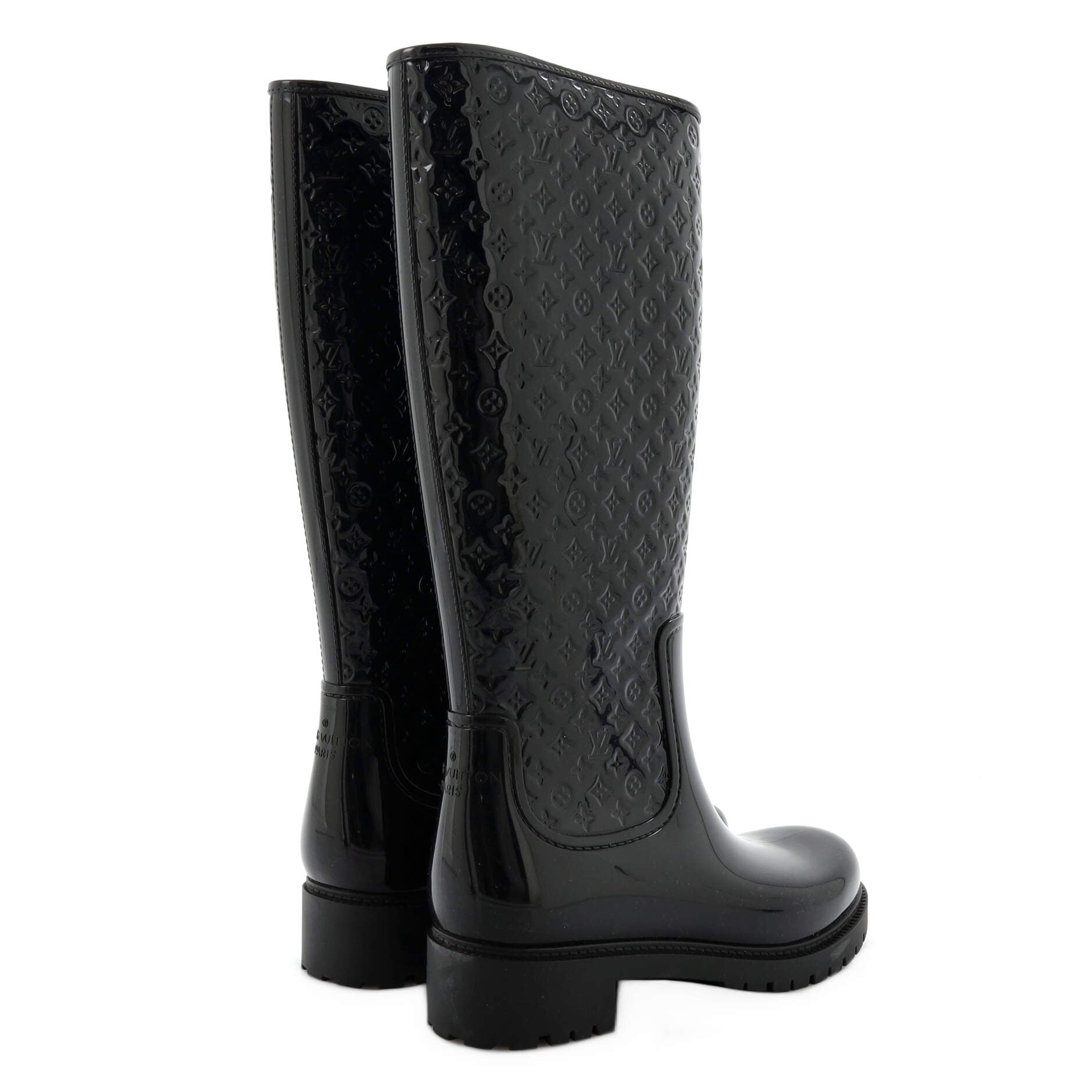 Women's Rain Boots Monogram Rubber