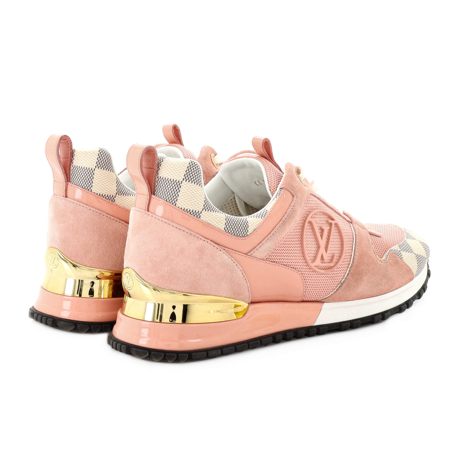 Women's Run Away Sneakers Mesh with Monogram Canvas and Suede