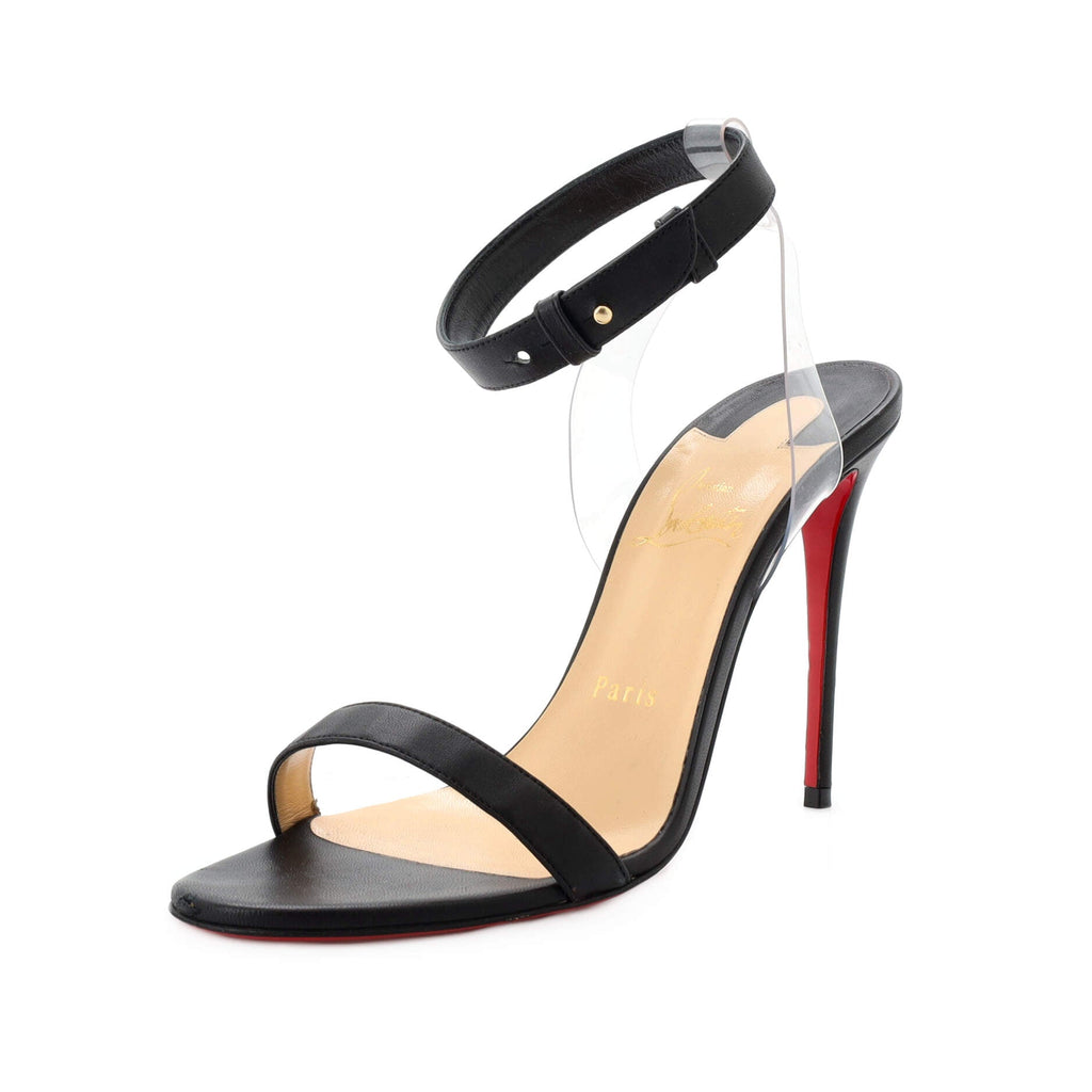 Women's Jonatina Heeled Sandals Leather with PVC 100