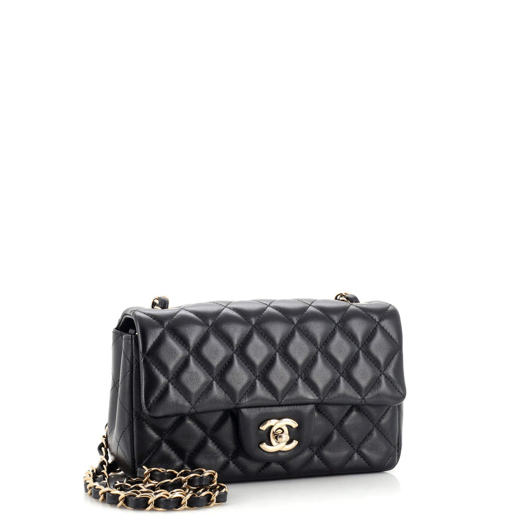 Classic Single Flap Bag Quilted Lambskin Mini