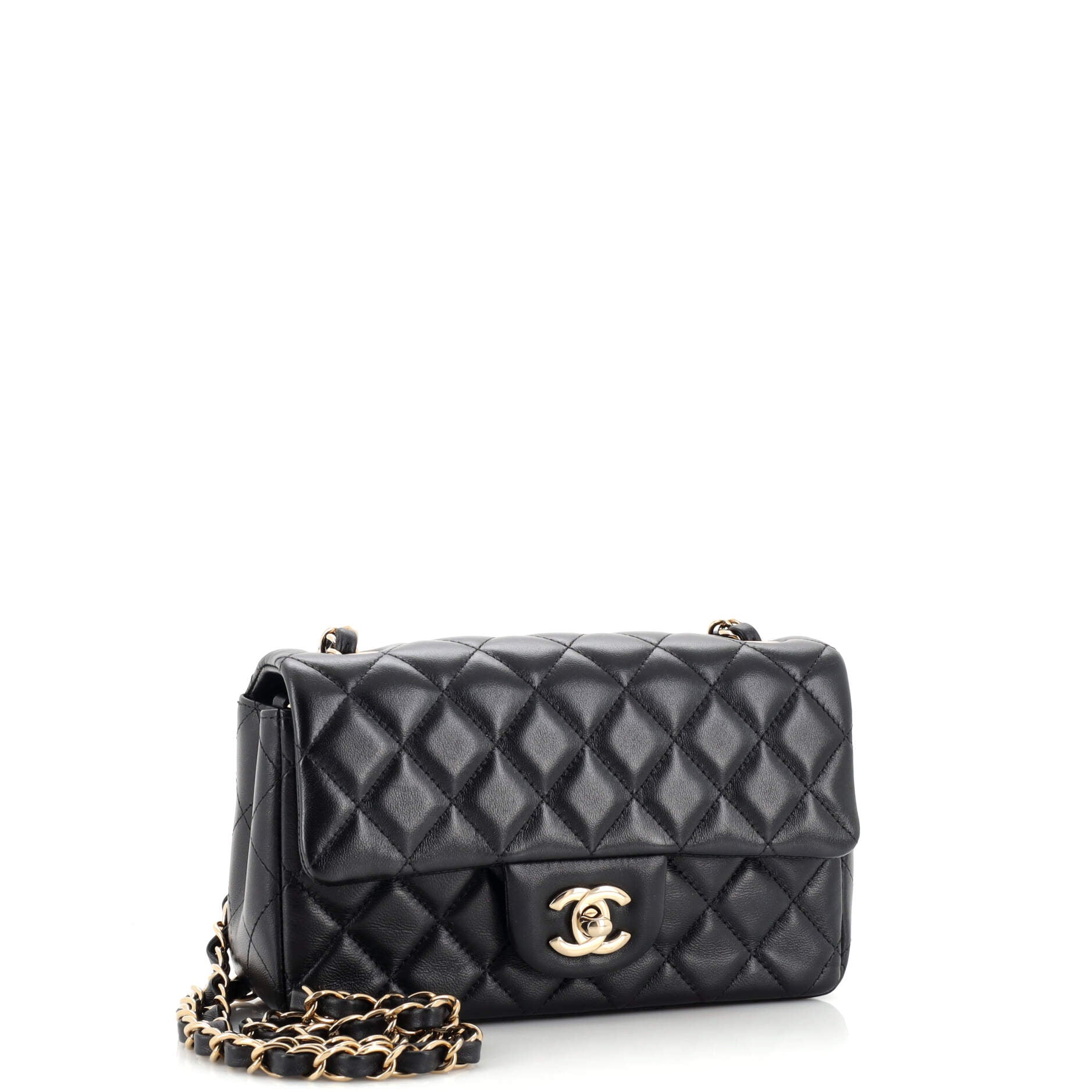 Classic Single Flap Bag Quilted Lambskin Mini