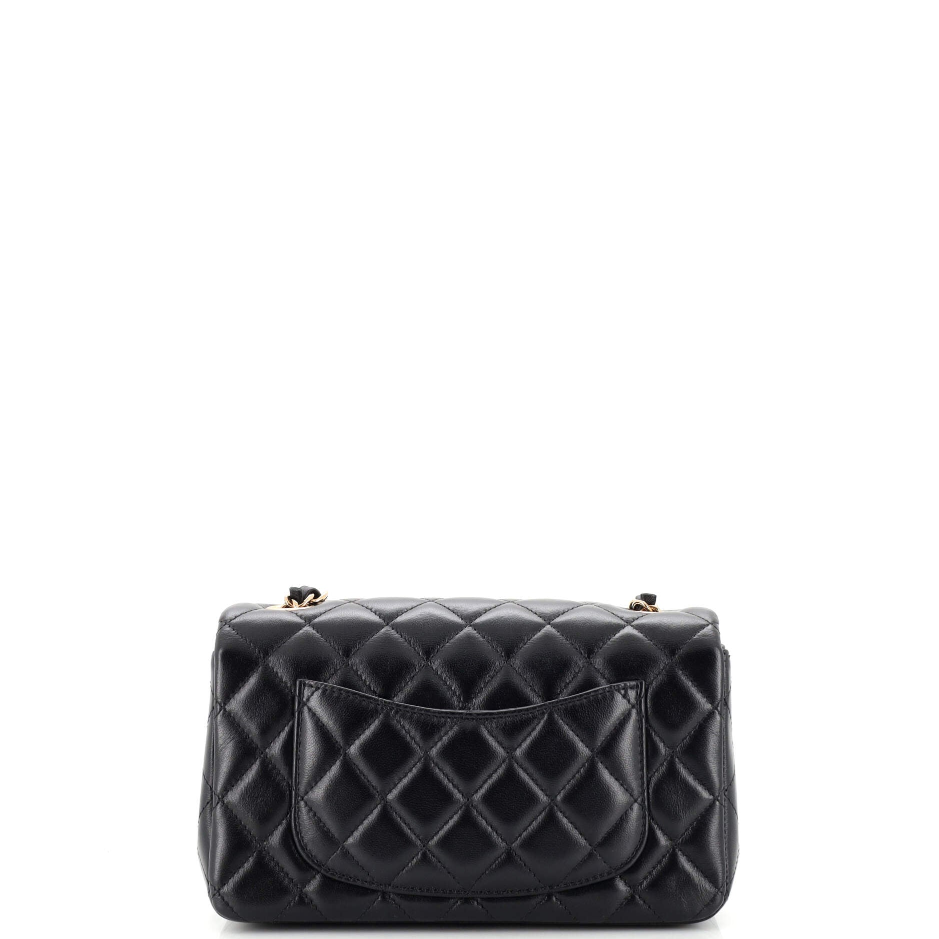 Classic Single Flap Bag Quilted Lambskin Mini