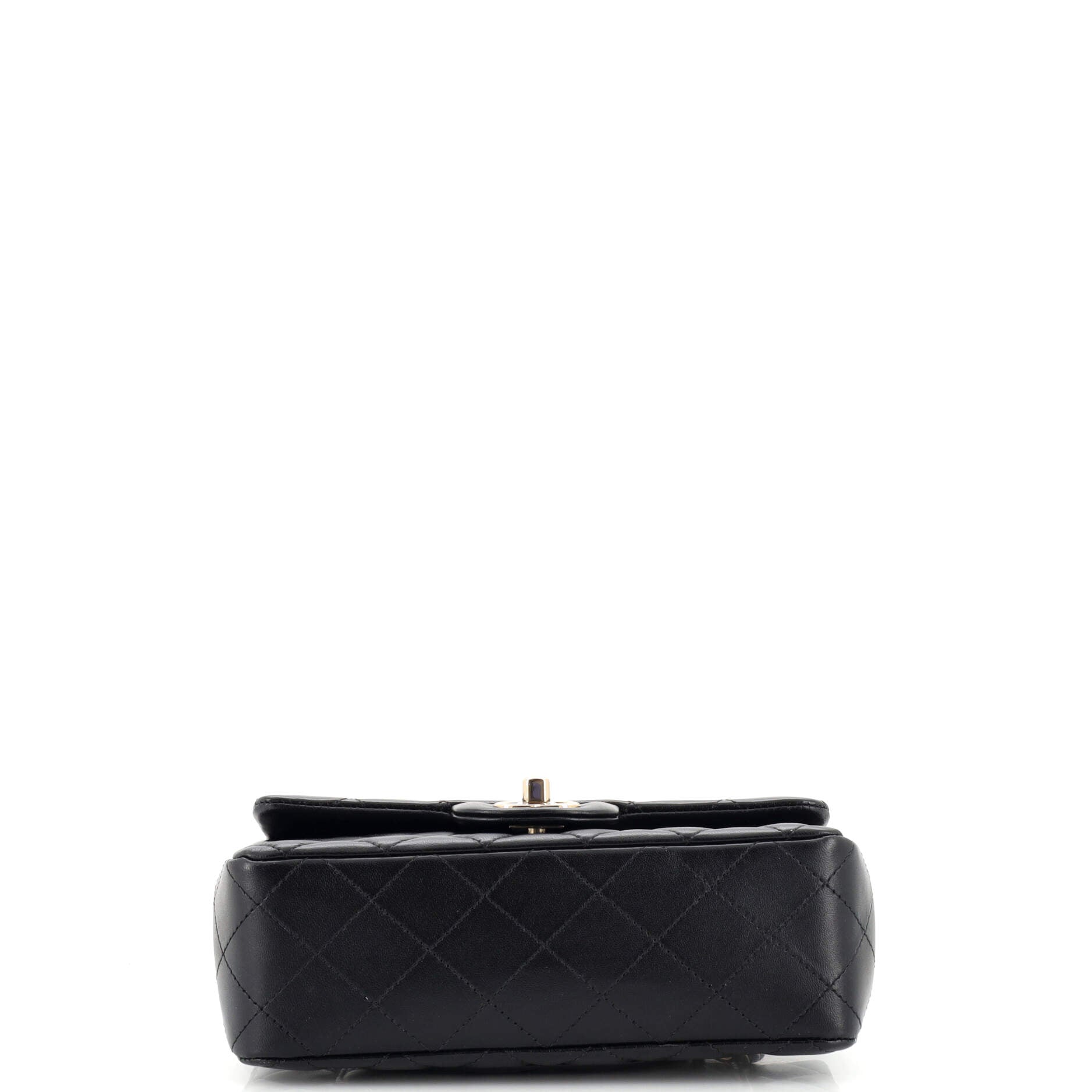Classic Single Flap Bag Quilted Lambskin Mini