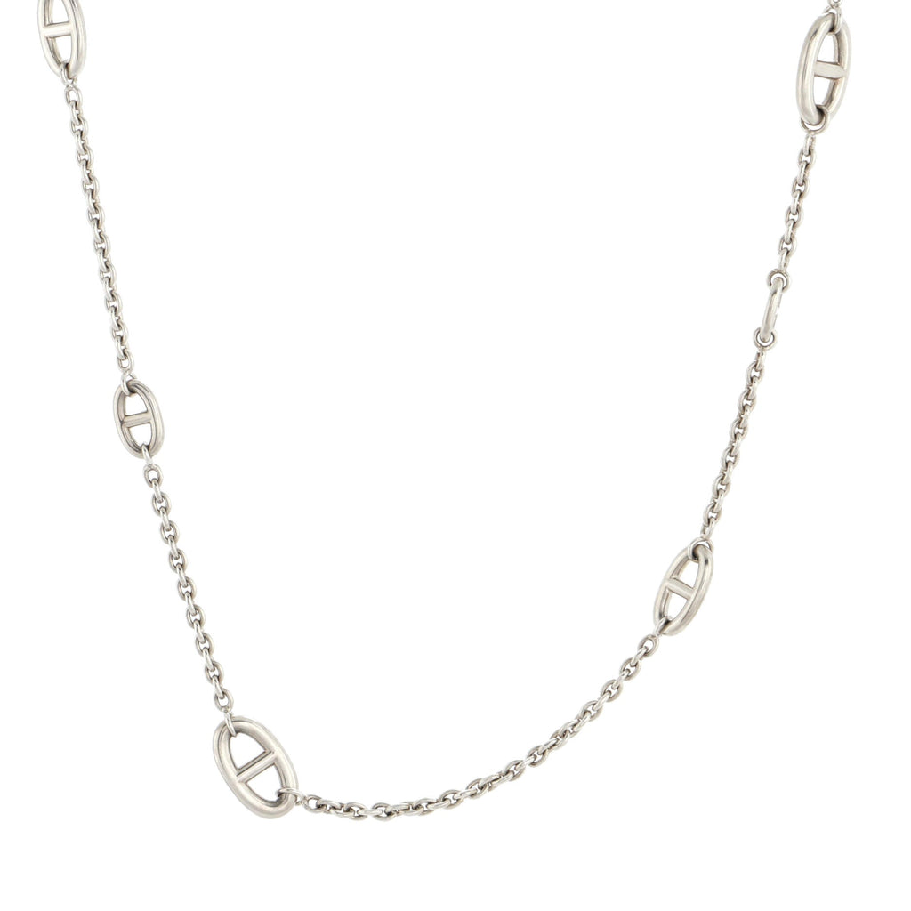 Farandole Long Necklace Sterling Silver 80