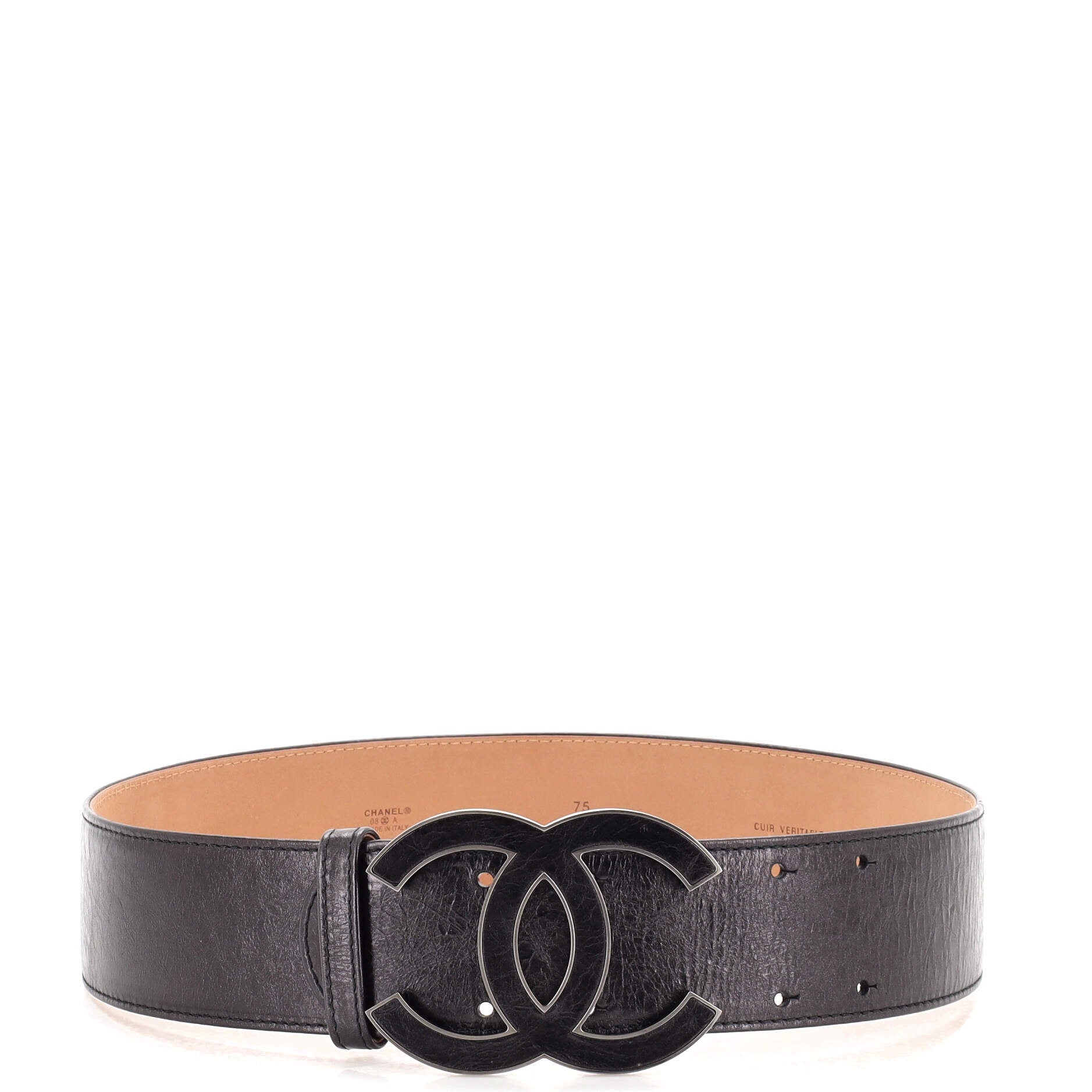 CC Belt Leather Wide 75