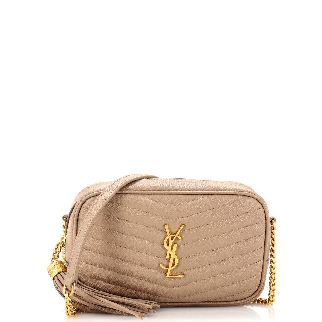Lou Camera Bag Matelasse Chevron Leather Mini