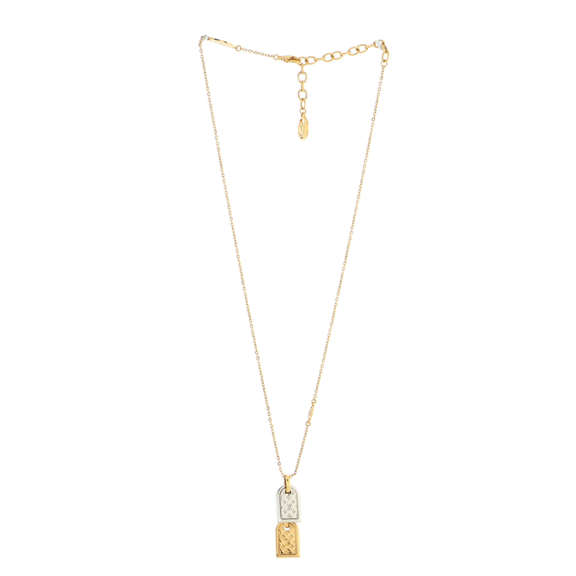 Nanogram Name Tag Pendant Necklace Metal