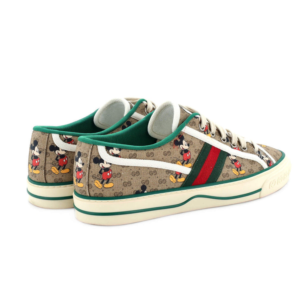 Disney Mickey Mouse 1977 Tennis Sneakers Printed Mini GG Coated Canvas