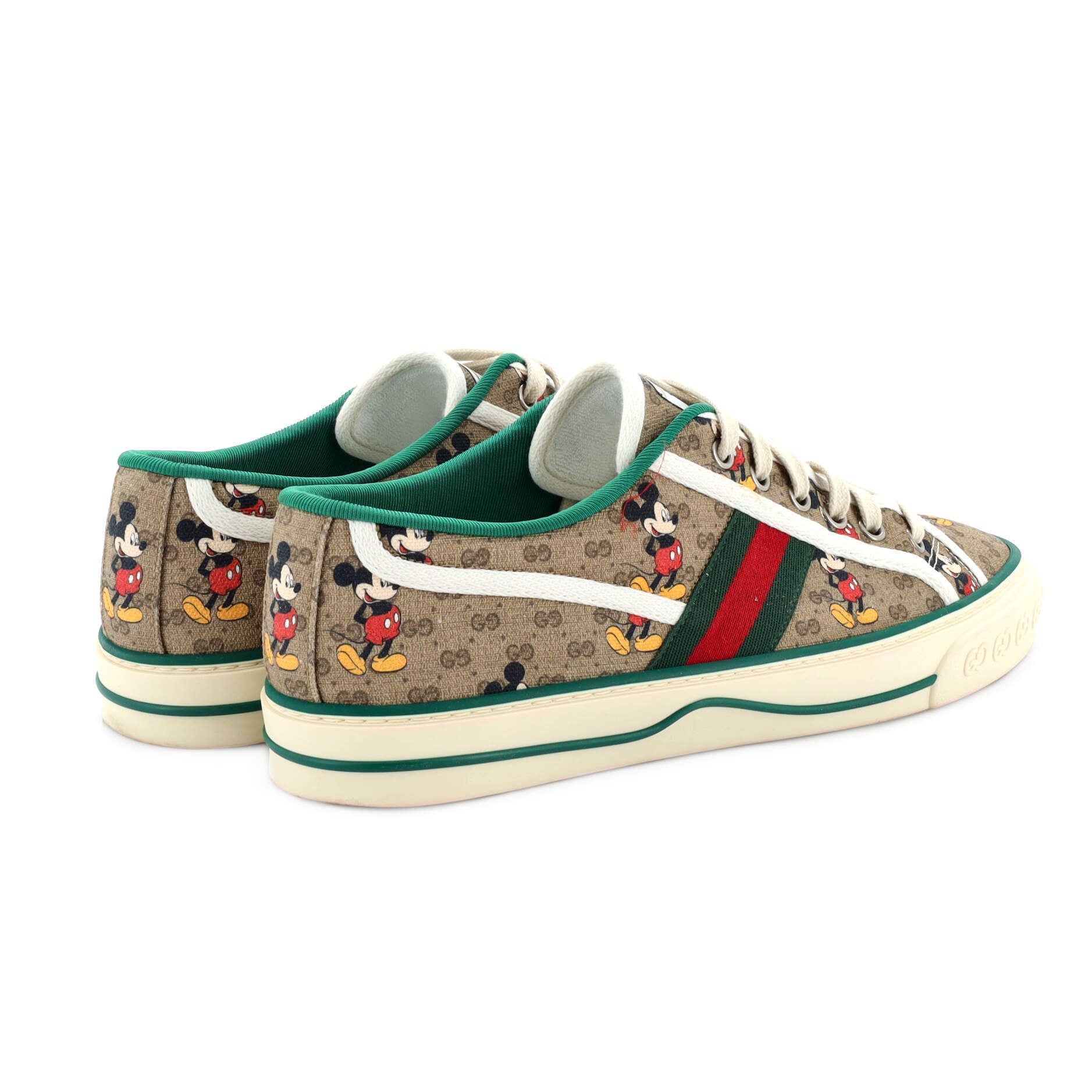 Disney Mickey Mouse 1977 Tennis Sneakers Printed Mini GG Coated Canvas