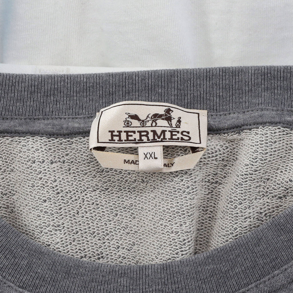 Men's Crewneck Sweater Cotton with Applique
