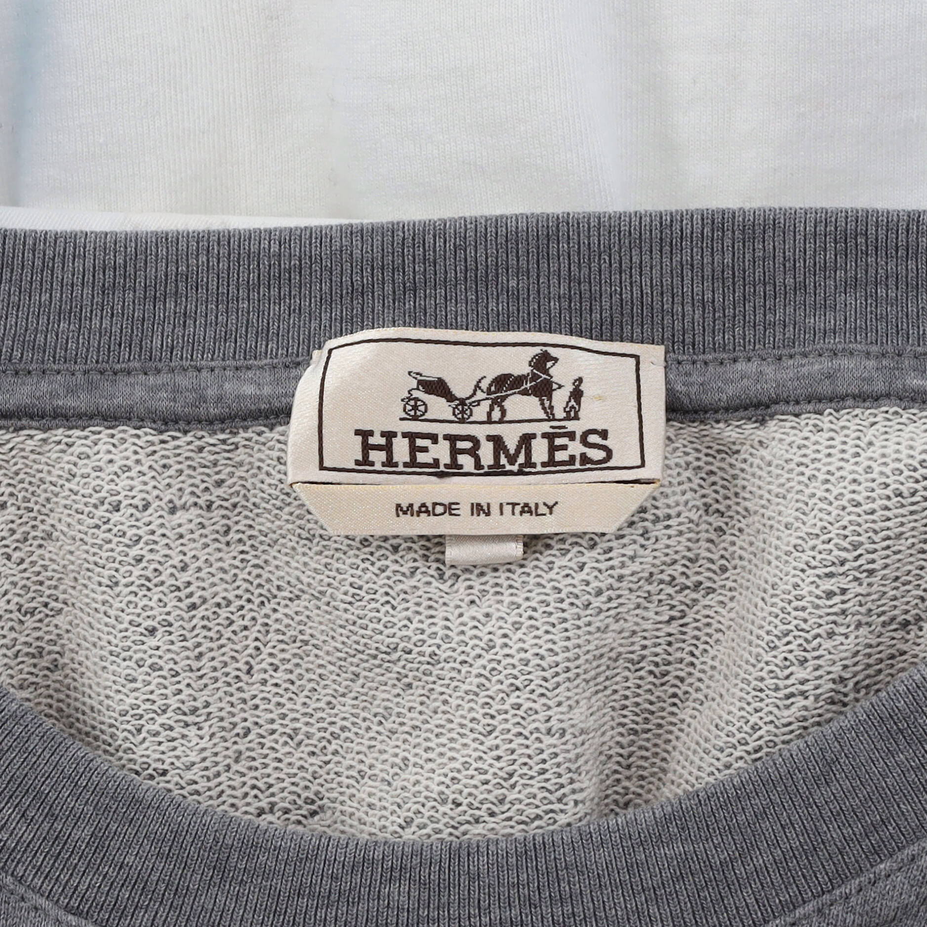 Men's Crewneck Sweater Cotton with Applique