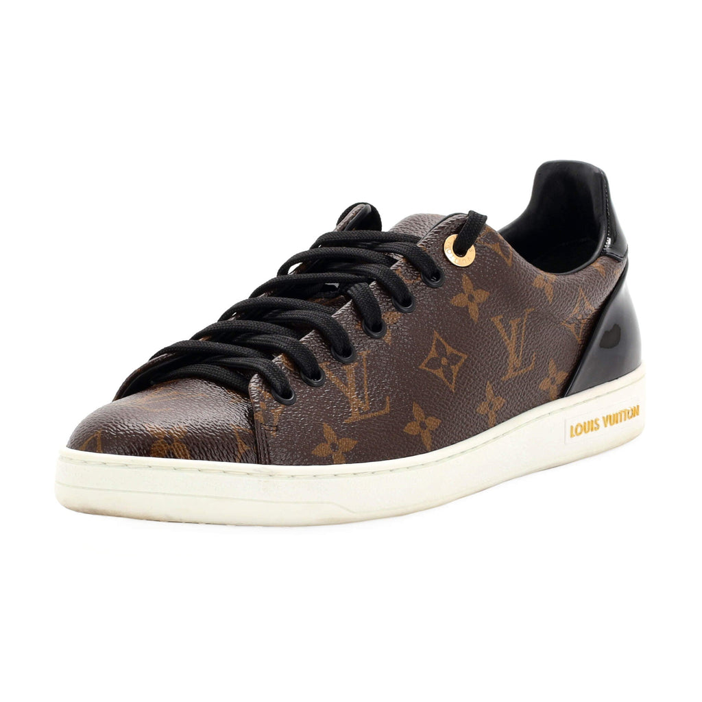 Women's FrontRow Sneakers Monogram Canvas with Patent
