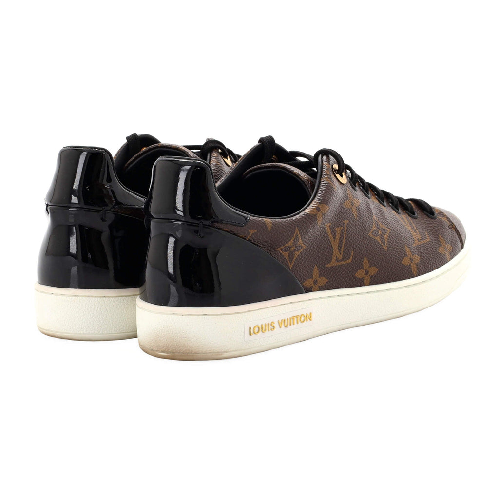 Women's FrontRow Sneakers Monogram Canvas with Patent