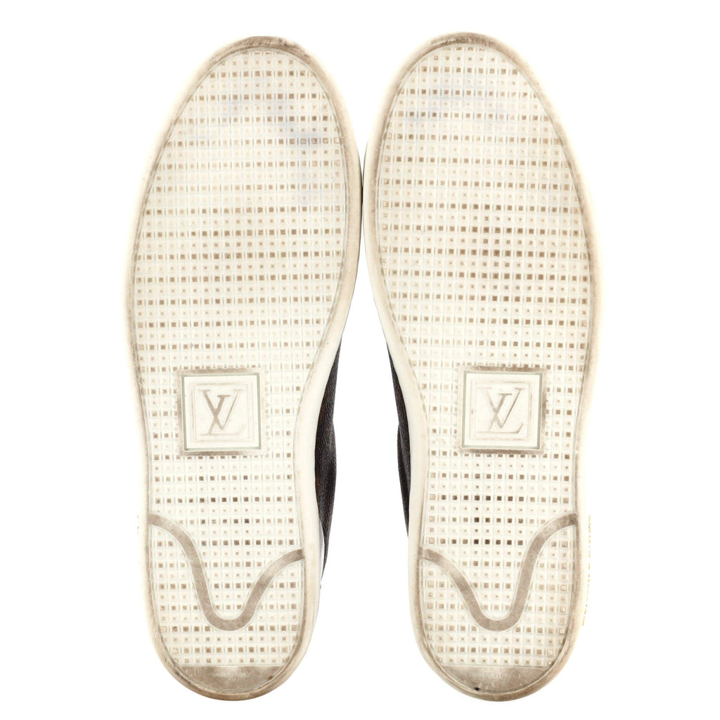 Women's FrontRow Sneakers Monogram Canvas with Patent