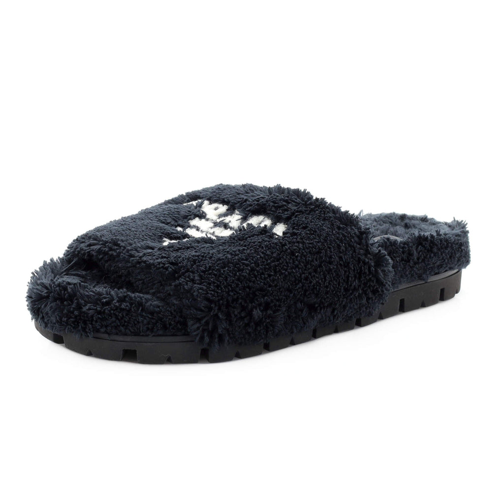 Women's Logo Slide Sandals Terry Cloth