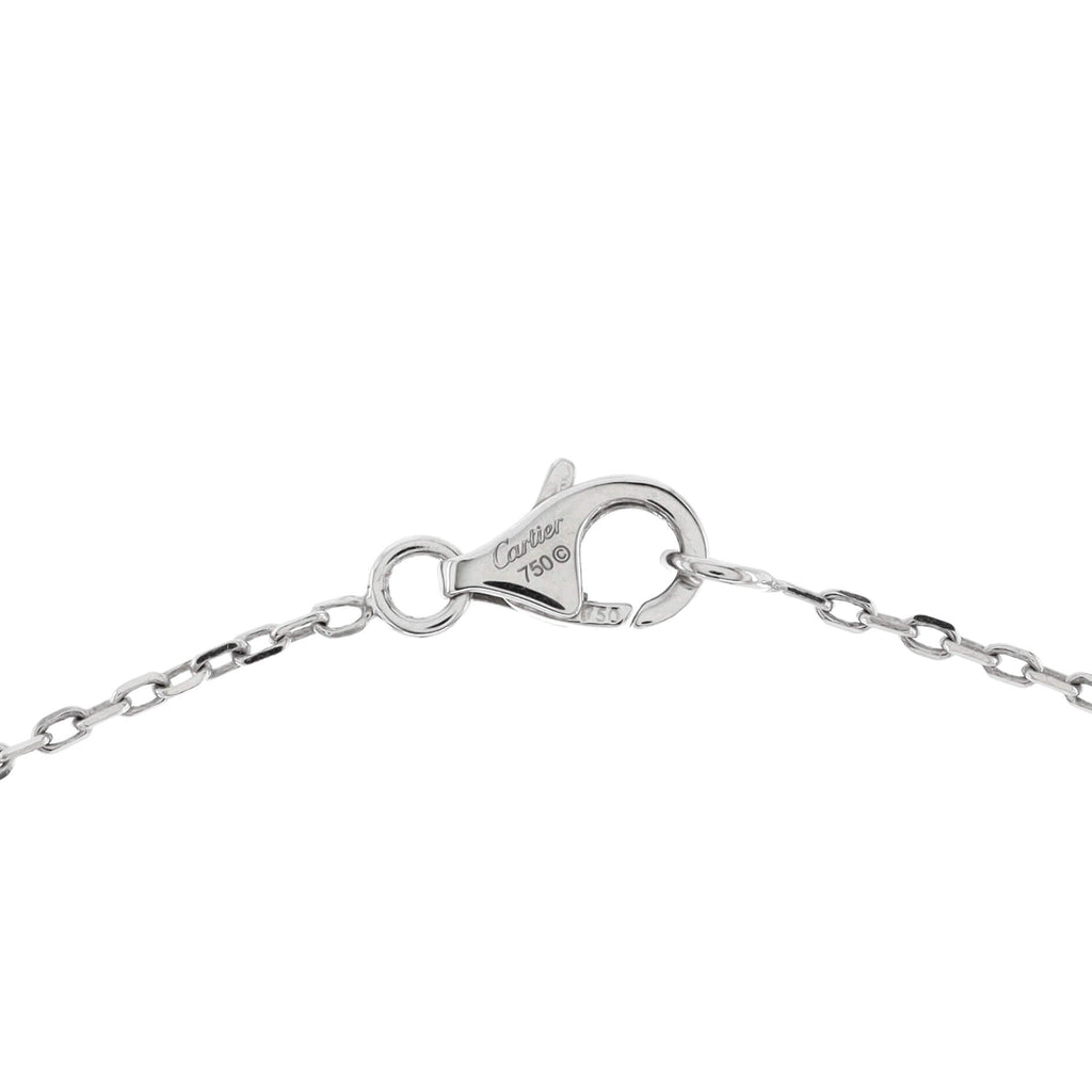 Etincelle de Cartier Heart Pendant Necklace 18K White Gold with Diamonds Mini