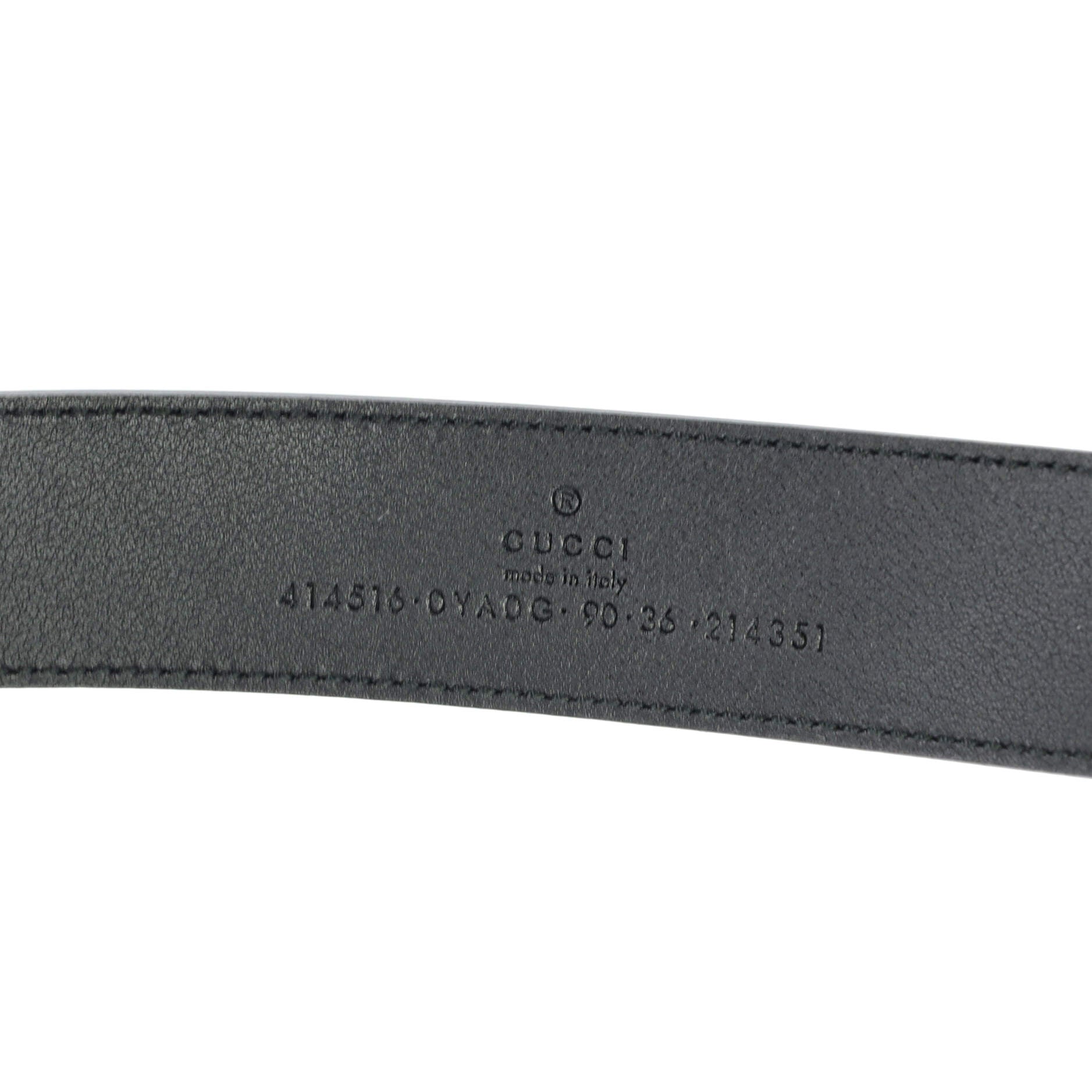 GG Marmont Belt Leather Medium 90