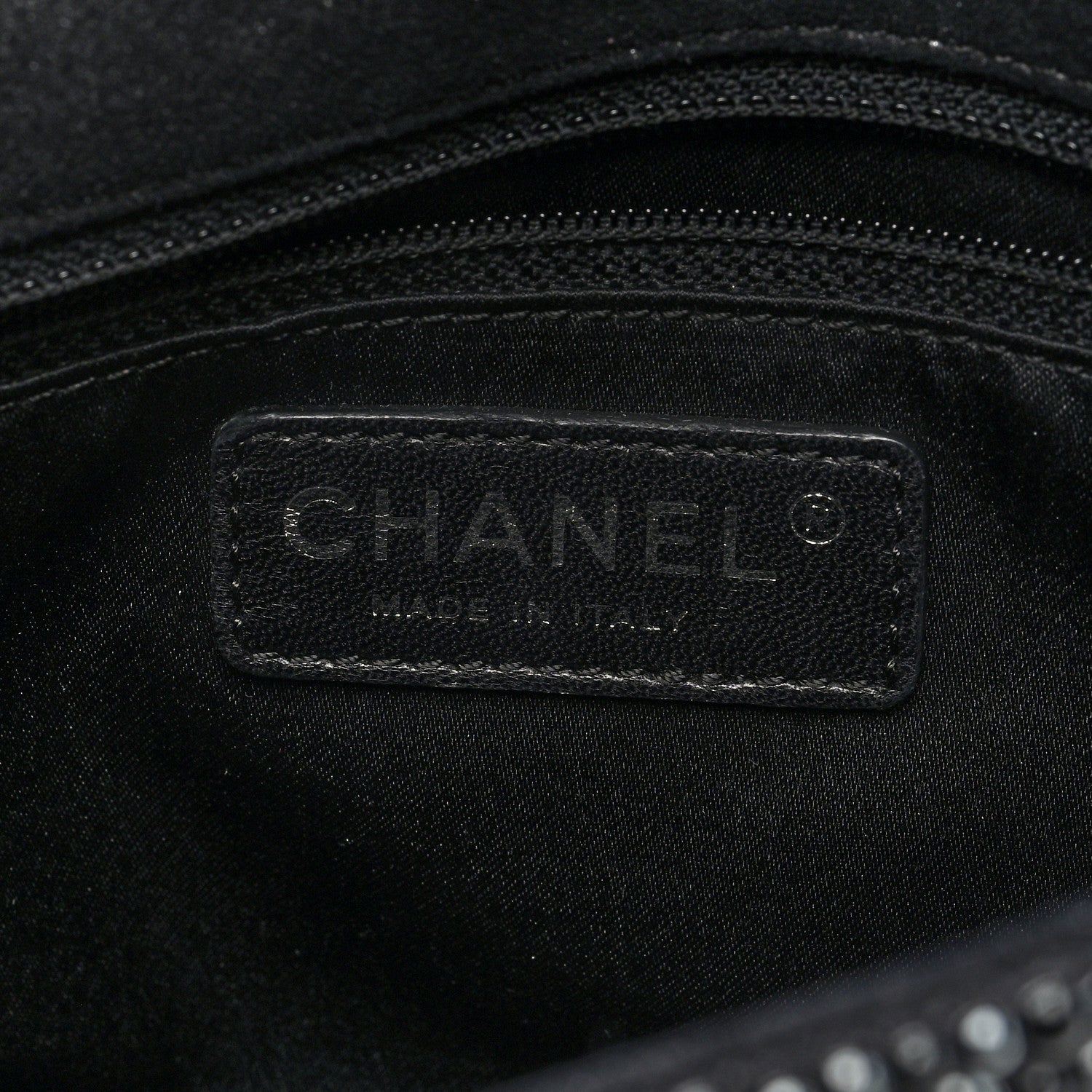 Suede Beaded Small Flap Dark Grey