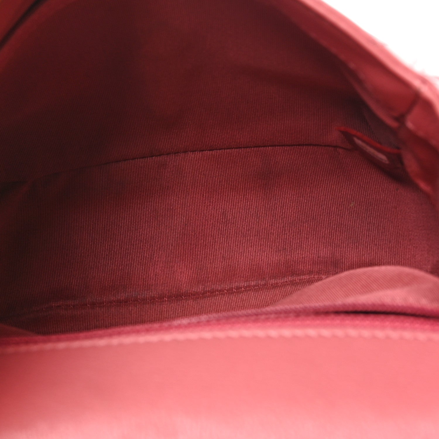 Calfskin Stitched Small Flap Bag Pink