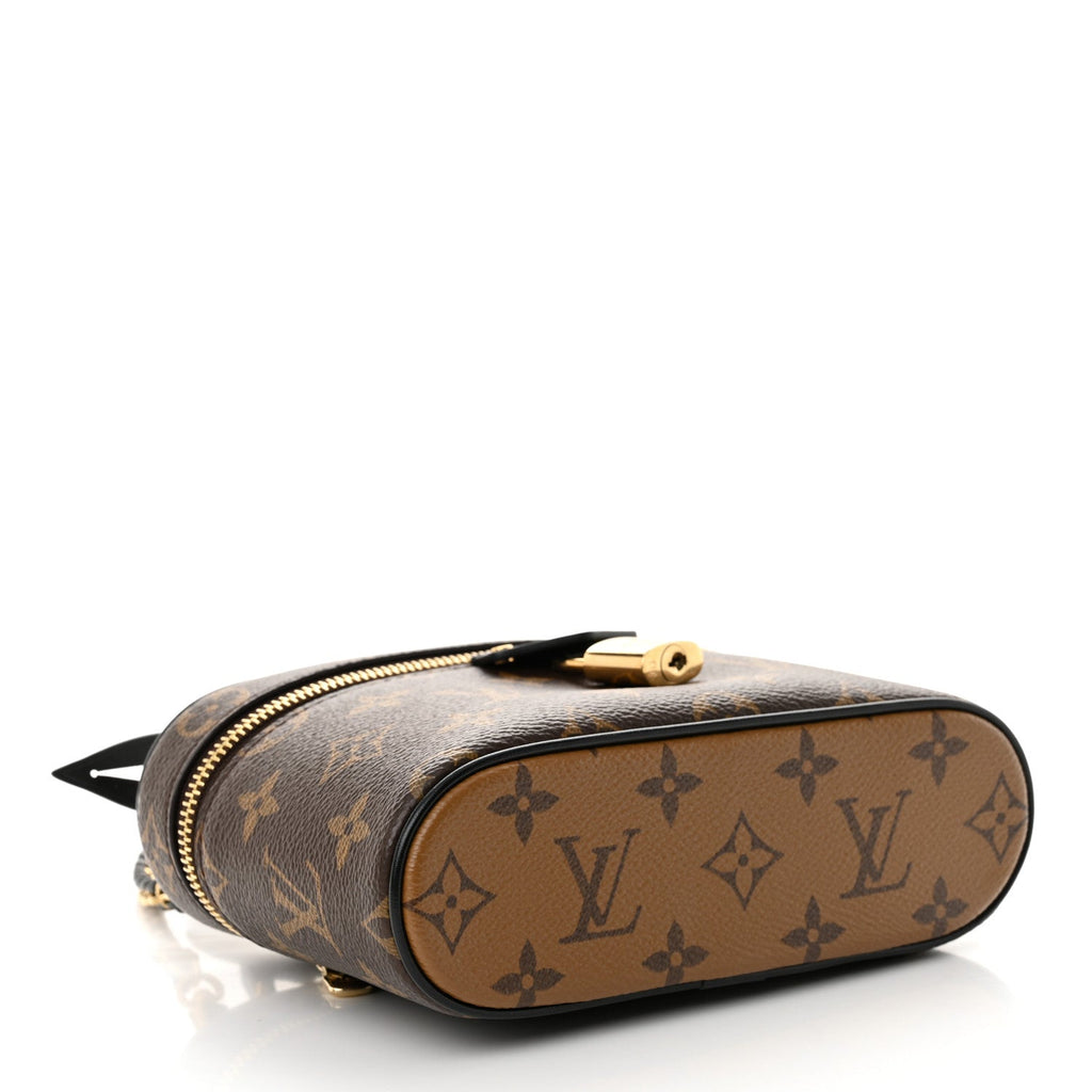 Reverse Monogram Vanity Chain Pouch