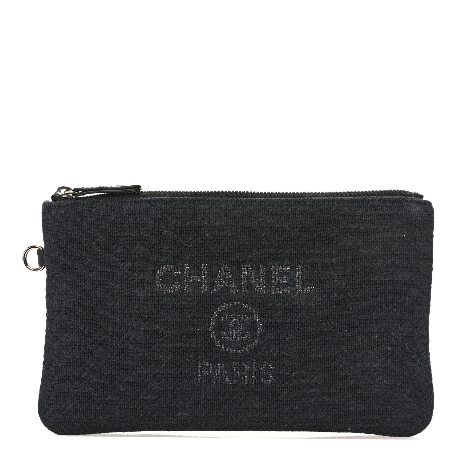 Mixed Fibers Deauville Pouch Black