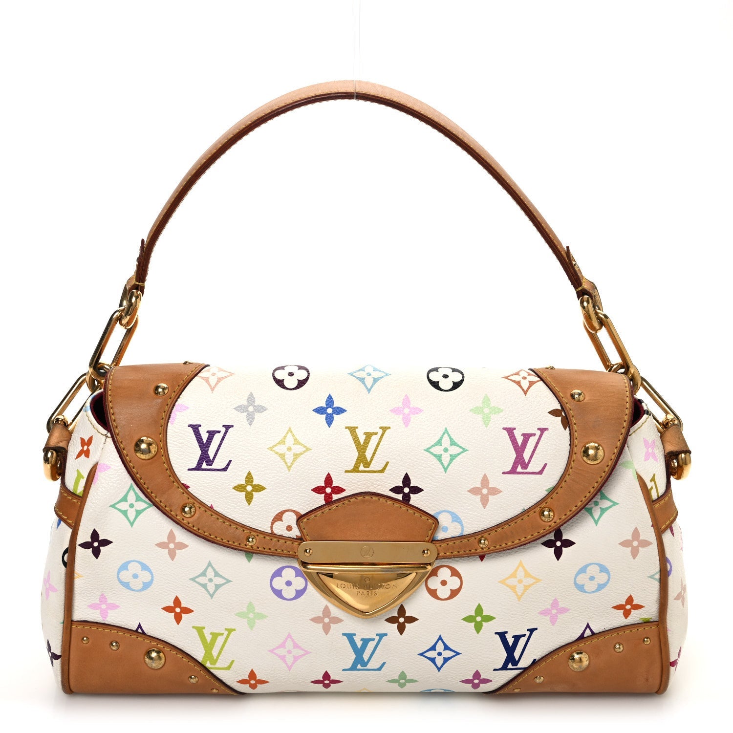 Monogram Multicolor Beverly MM White