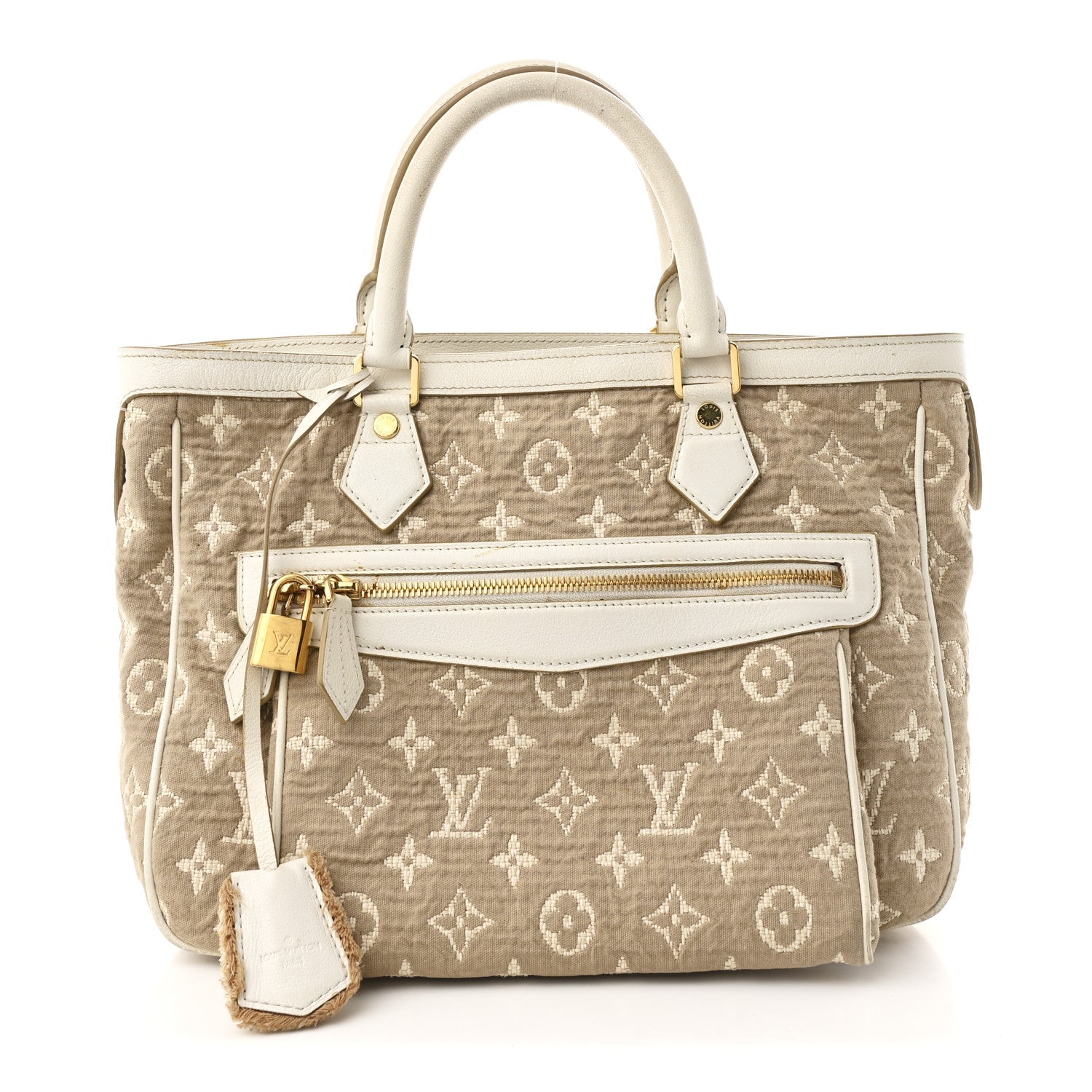 Monogram Sabbia Cabas MM White