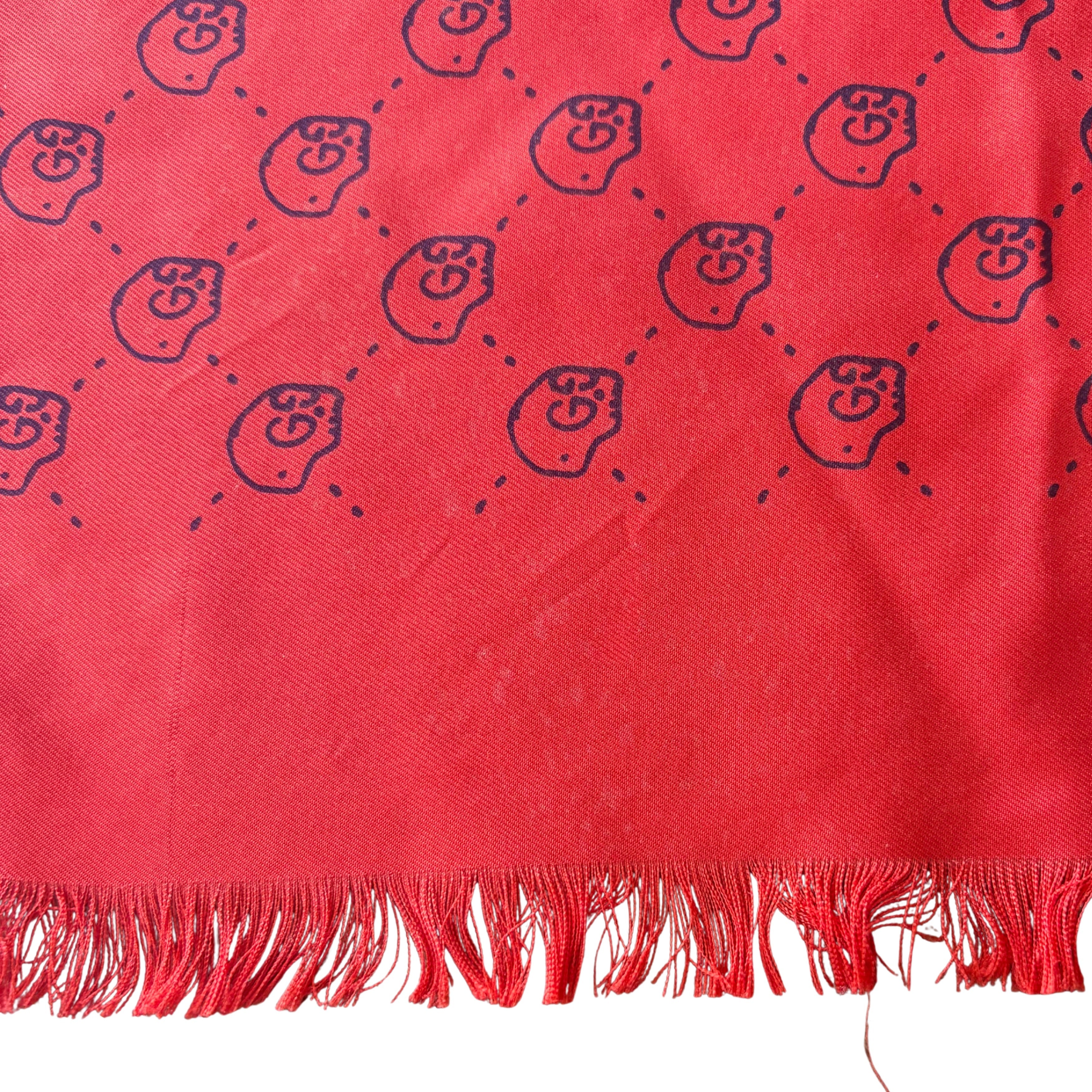 Gucci 'Ghost' Silk Scarf