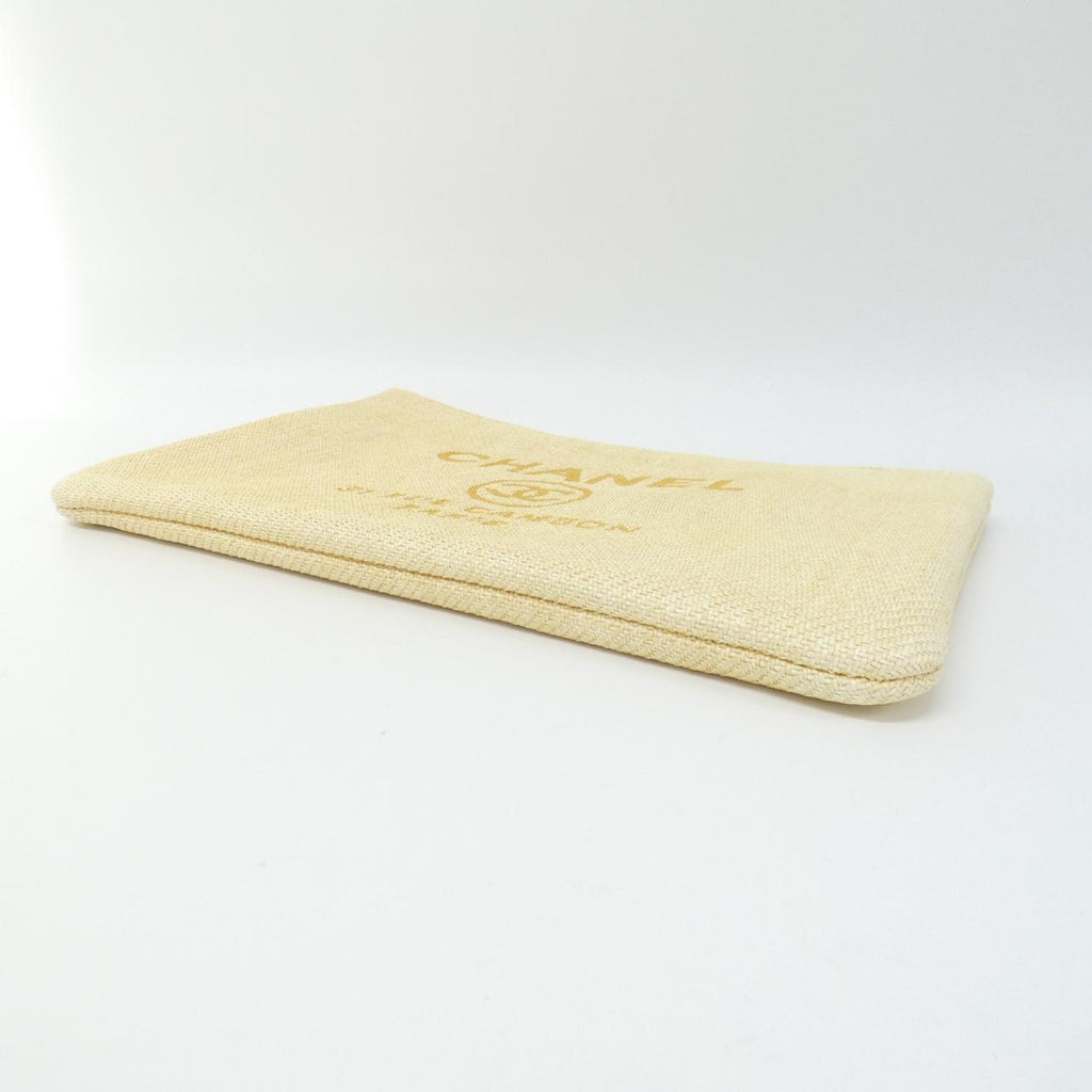 Chanel Deauville Line Raffia Pouch