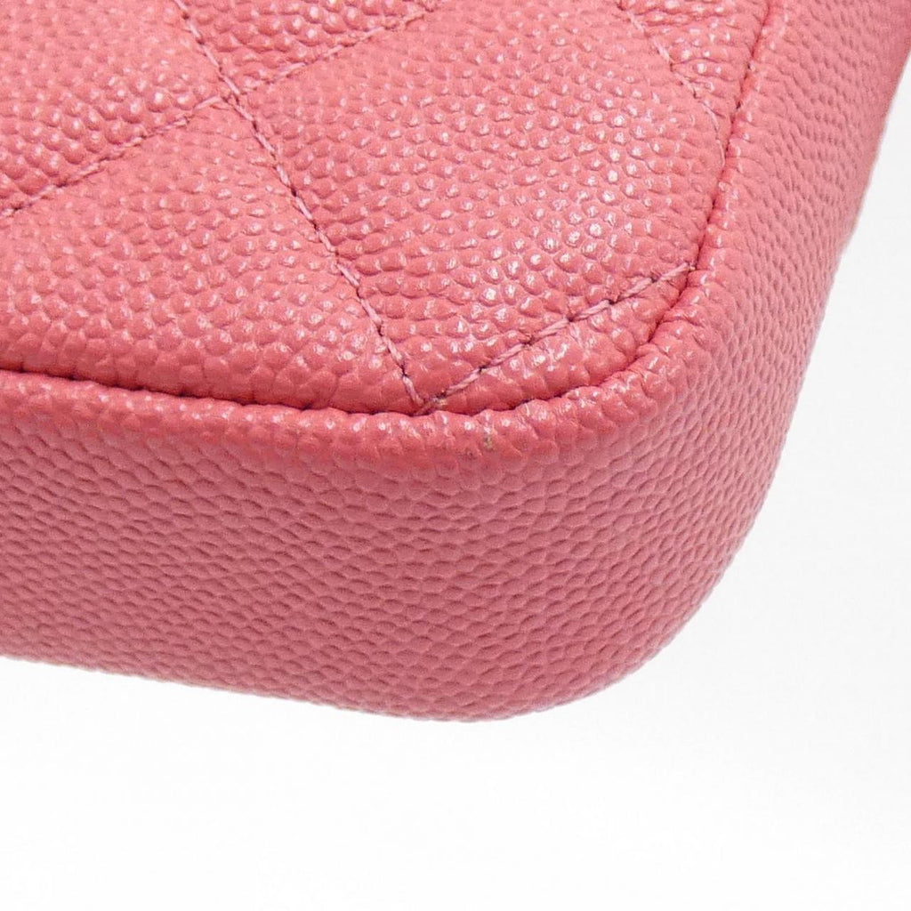 Chanel Chain Wallet Caviar Skin Wallet