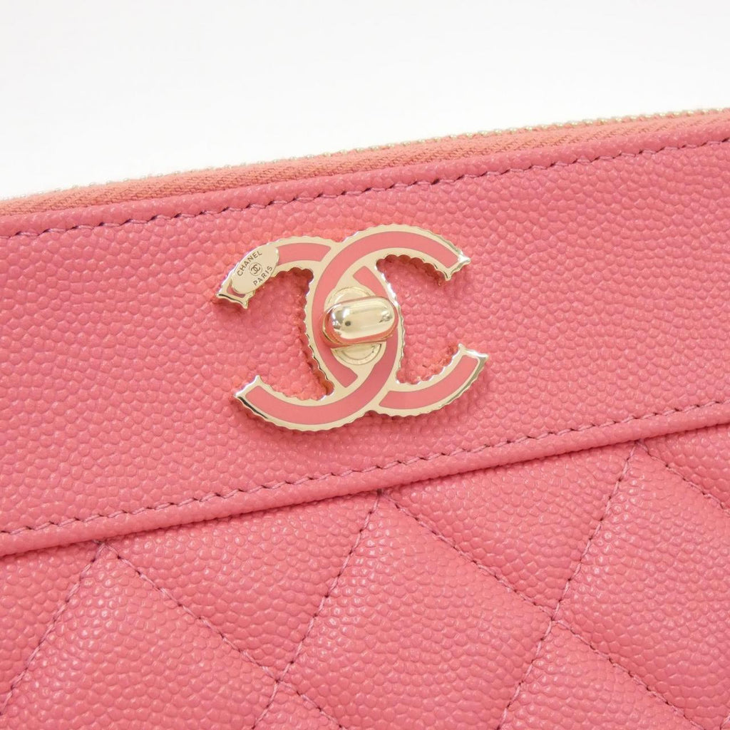 Chanel Chain Wallet Caviar Skin Wallet