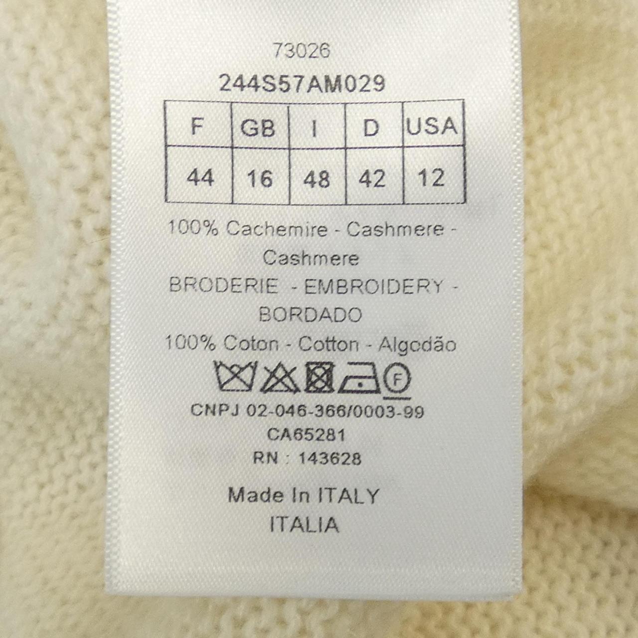 Christian Dior 100% Cashmere Knit