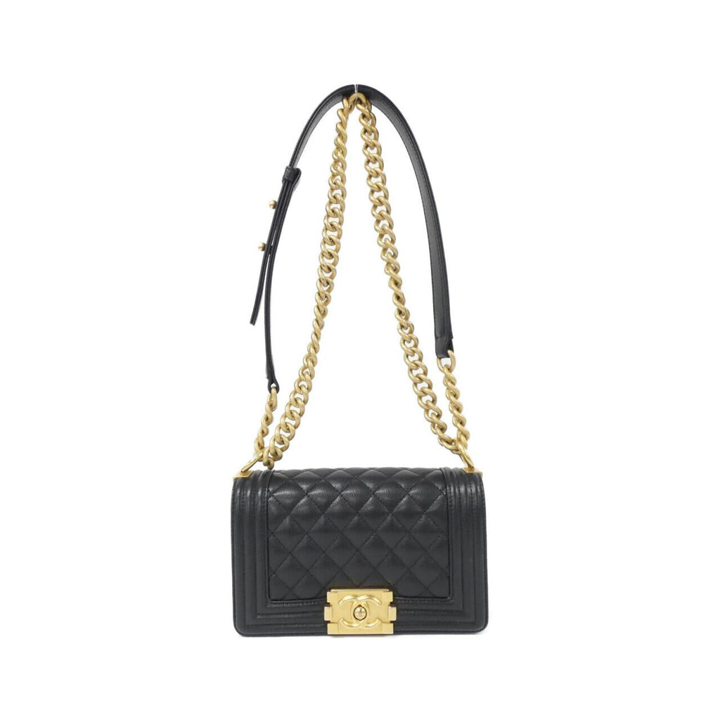 Chanel Boy Chanel Caviar Skin Shoulder Bag
