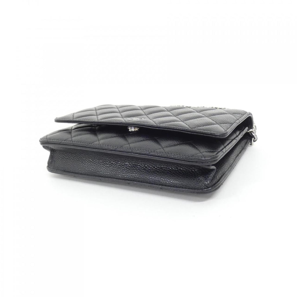 Chanel Timeless Classic Line Caviar Skin Chain Wallet