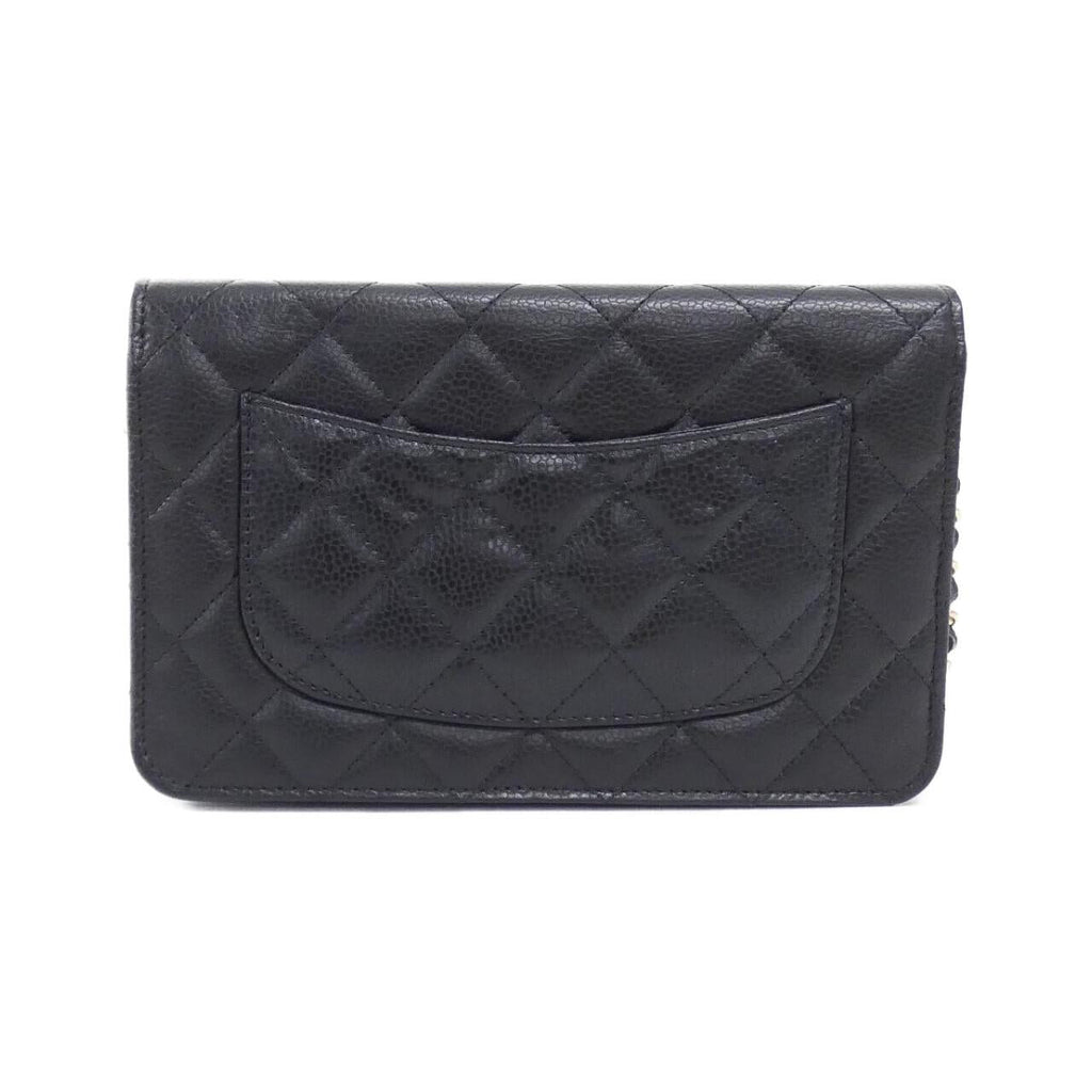 Chanel Timeless Classic Caviar Wallet on Chain