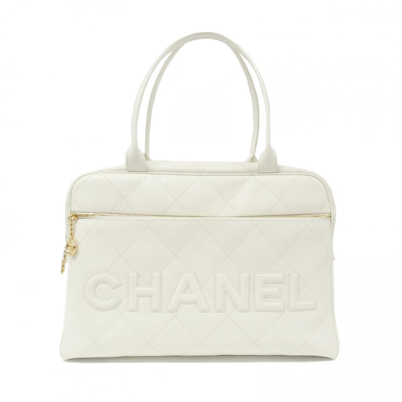 Chanel AS3718 Calf Boston Bag