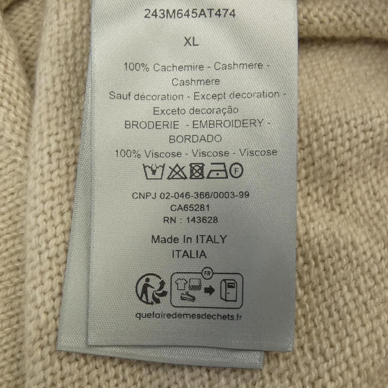 Dior 243M645AT474 Cashmere Knit