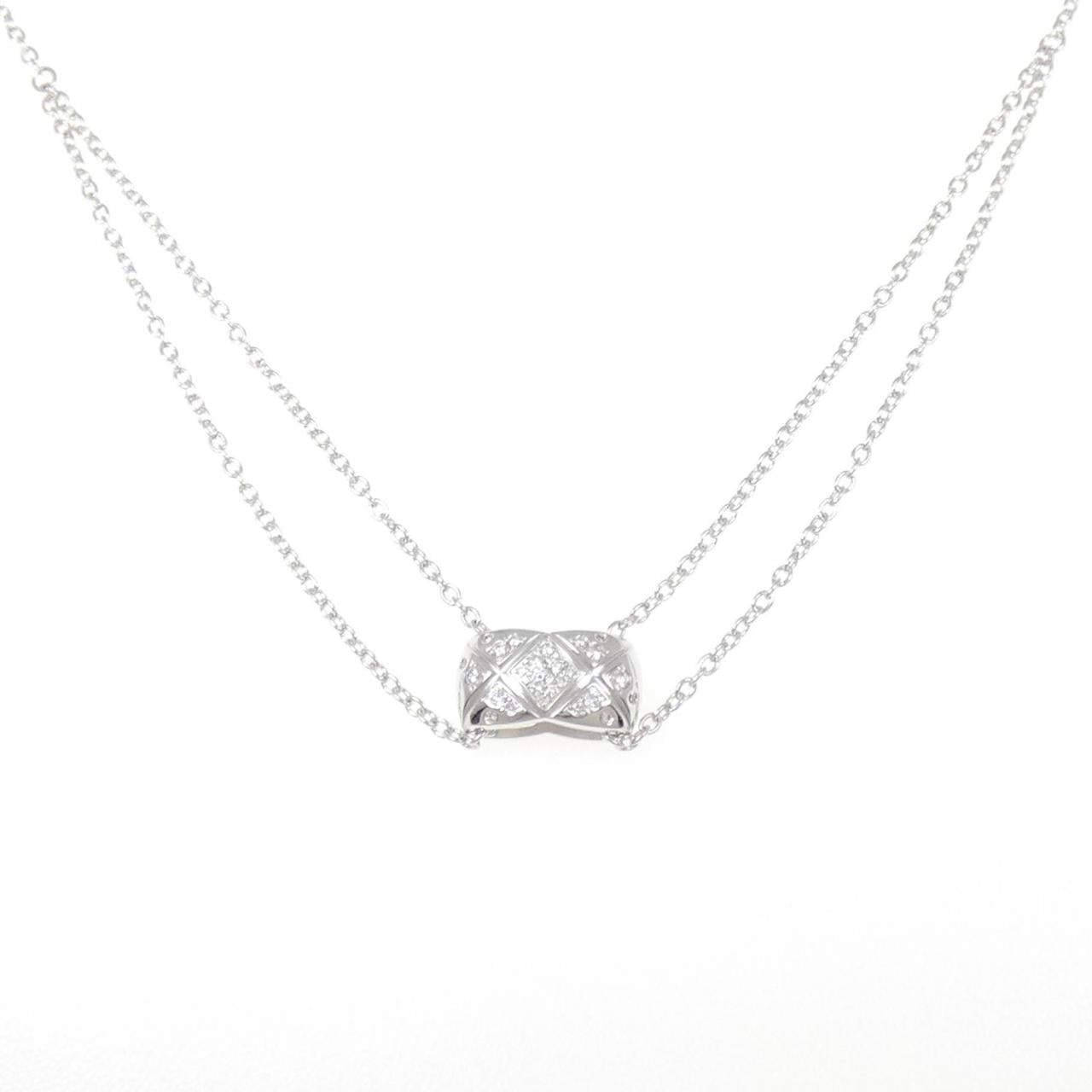 Chanel Coco Crush 750 White Gold Diamond Necklace