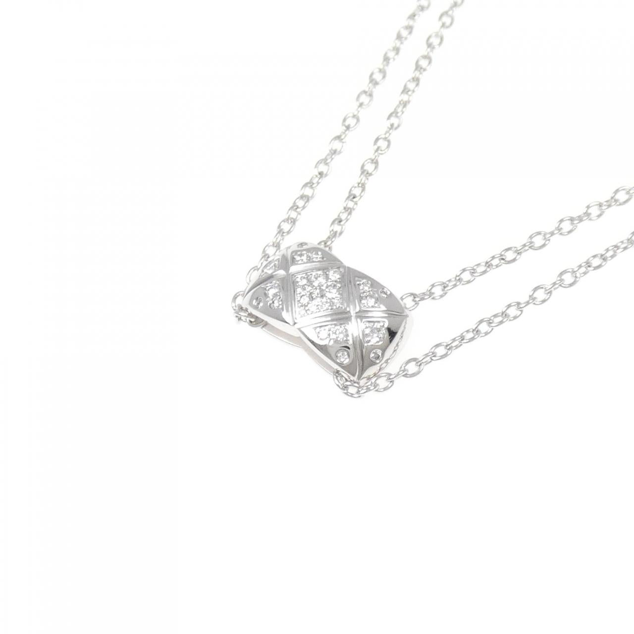 Chanel Coco Crush 750 White Gold Diamond Necklace