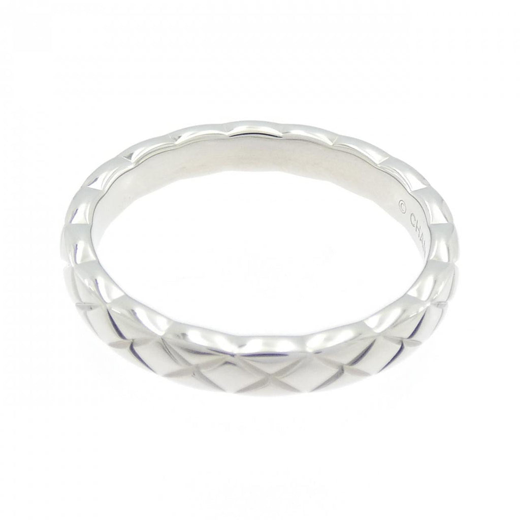Chanel Coco Crush Platinum Diamond Ring Size 8.5