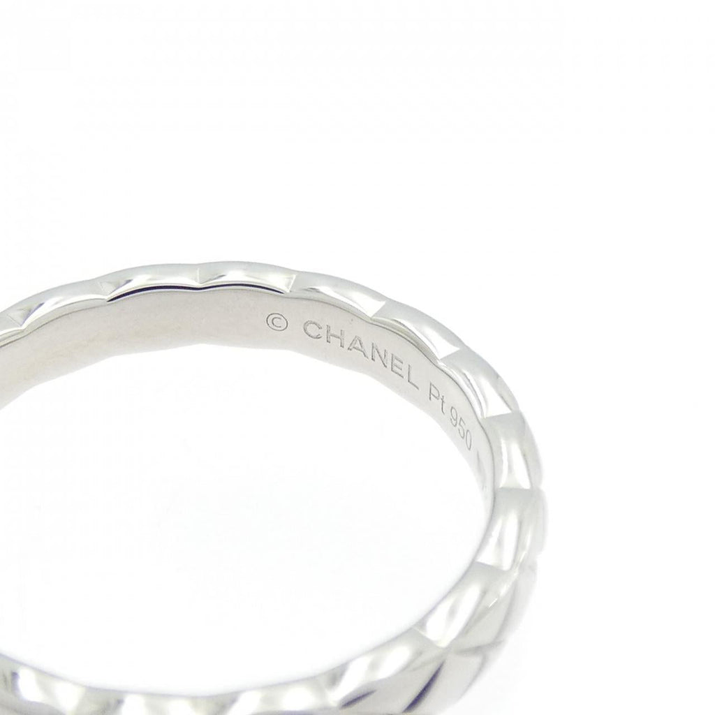 Chanel Coco Crush Platinum Diamond Ring Size 8.5