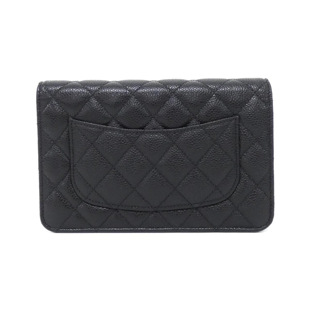 Chanel Timeless Classic Caviar Skin Wallet on Chain
